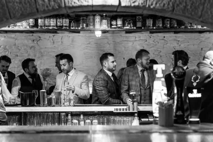 People celebrating at Double Barrel Cardney Steading Private venue