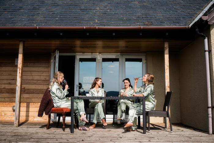 Living space in Cardney Estate wedding cottage