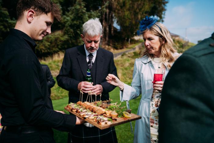 Wedding catering at Cardney Steading by trusted suppliers