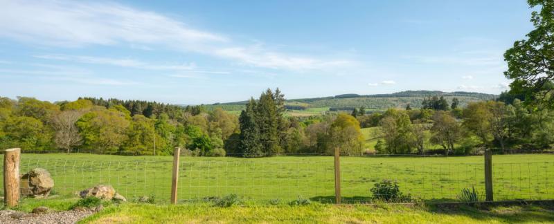 Countryside setting around Cardney Estate wedding accommodation